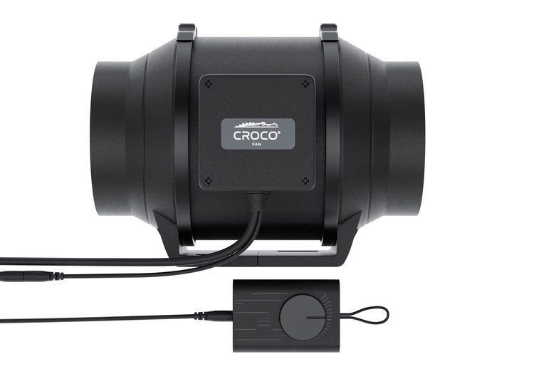 CROCO Black EC fan 100mm/345m3 Croco