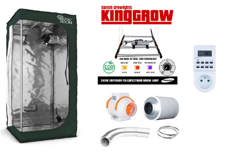 King-Grow G3 240W LED BAR RoyalRoom Komplet kit (100x100x200cm)