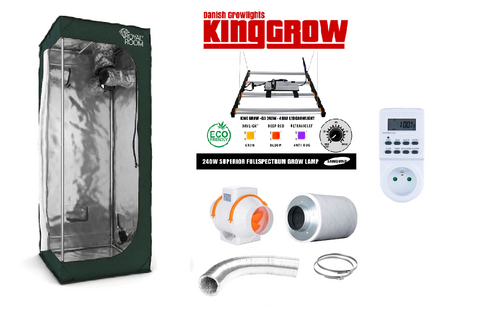 King-Grow G3 240W LED BAR RoyalRoom Komplet kit (80x80x180)