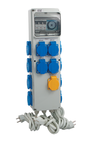GSE Timer Box III 12 x 600 W + heating socket