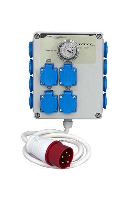 GSE Timer Box II 12 x 600 W (3 faser) - GreyGreen Growshop