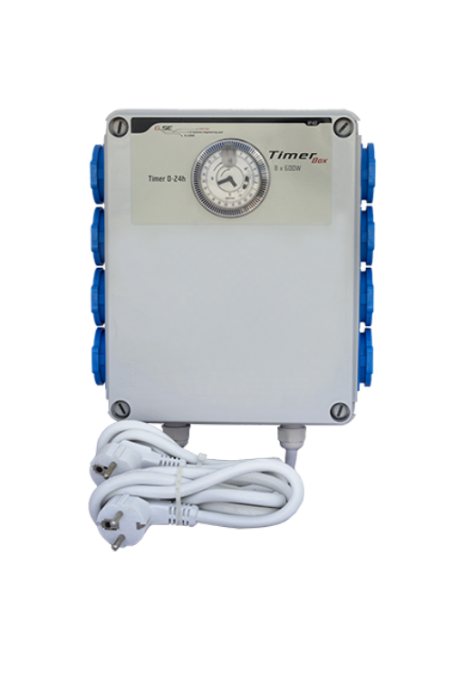 GSE Timer box II 8 x 600 watt - GreyGreen Growshop