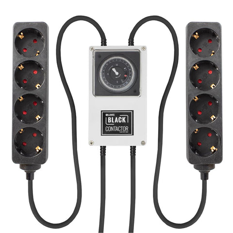 LUMii Black 8-way timer box