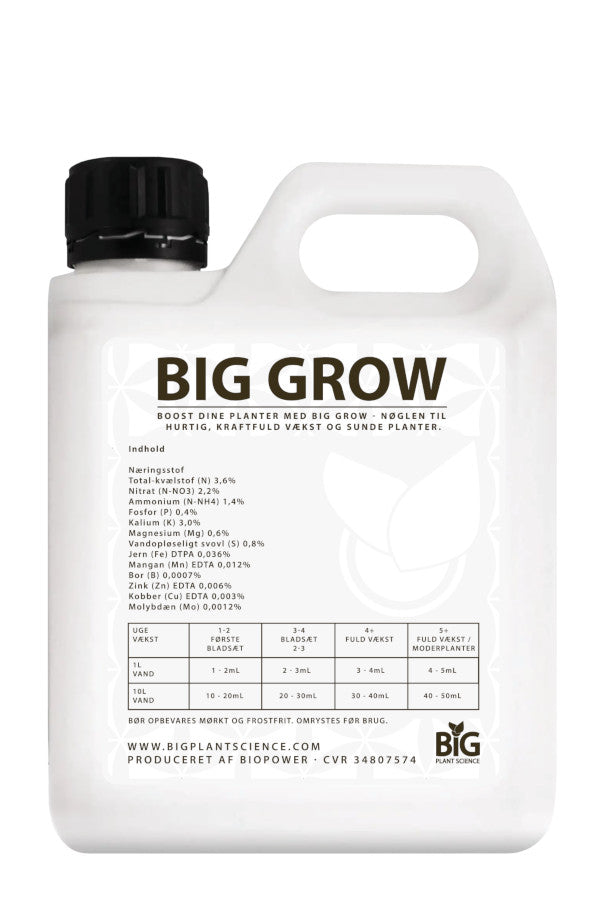 BiG Grow Big Plant Science