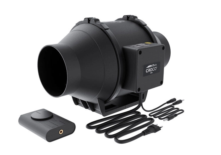 CROCO Black EC fan 100mm/345m3 Croco