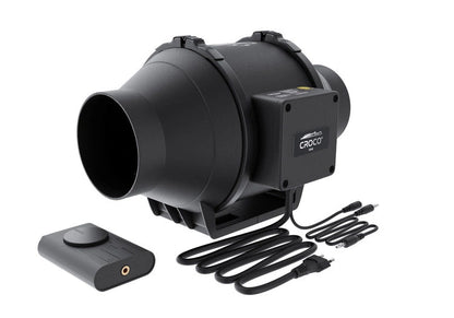 CROCO Black EC fan 100mm/345m3 Croco