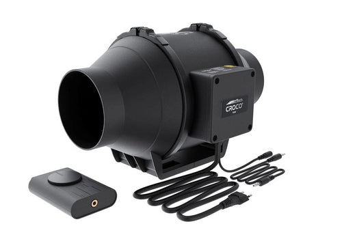 CROCO Black EC fan 100mm/345m3 Croco