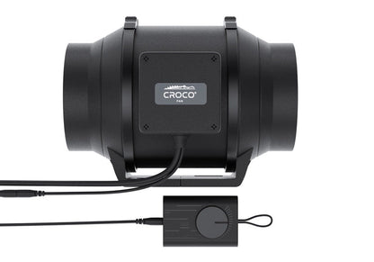 CROCO Black EC fan 100mm/345m3 Croco