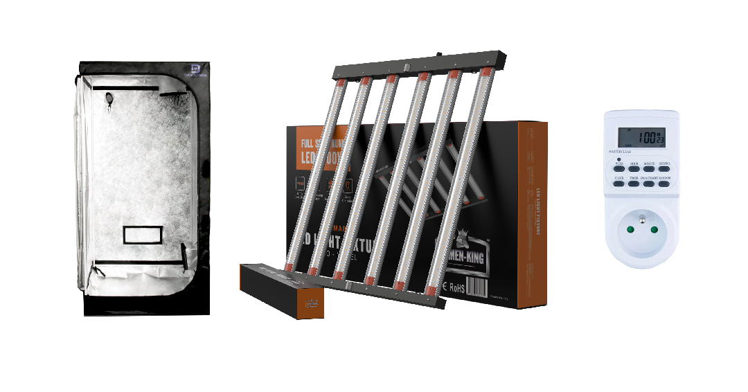 DIAMOND LUMEN KING 400W LED (100x100x200) Starterkit GreyGreen Growshop