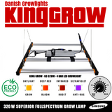 King-Grow G3 320W LED BAR grolys