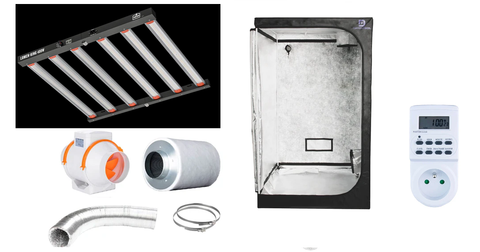 Lumen King 400W LED Diamond Box 120x120x200 Starterkit PRO