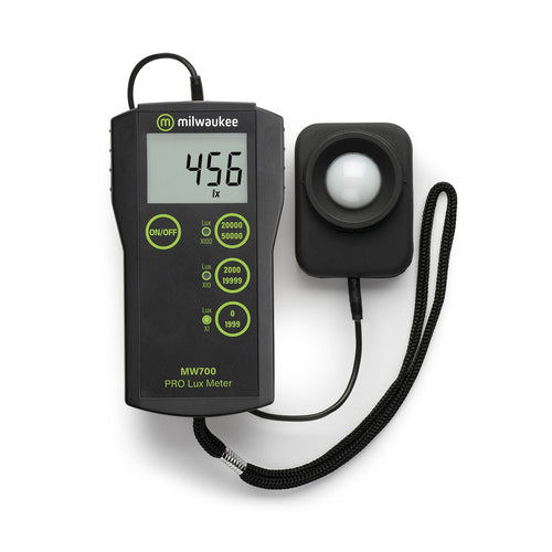 Milwaukee MW700 PRO Lux meter GreyGreen Growshop