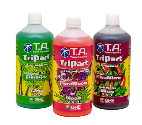 T.A. TRIPART® Grow, Micro, Bloom General Hydroponics