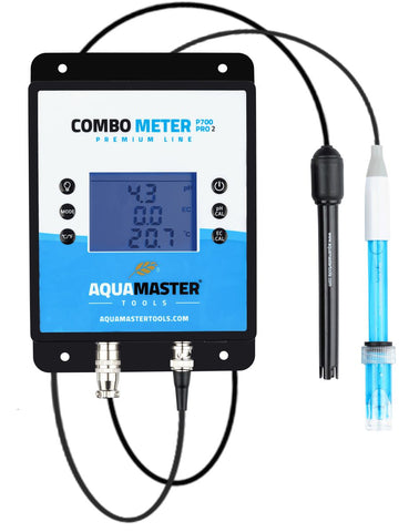 Aqua master Combo meter P700 pro 2 pH, EC, PPM, CF og Temp