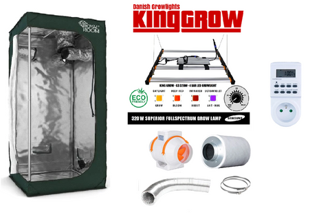 King-Grow G3 320W LED BAR RoyalRoom Komplet kit (120x120x200cm)