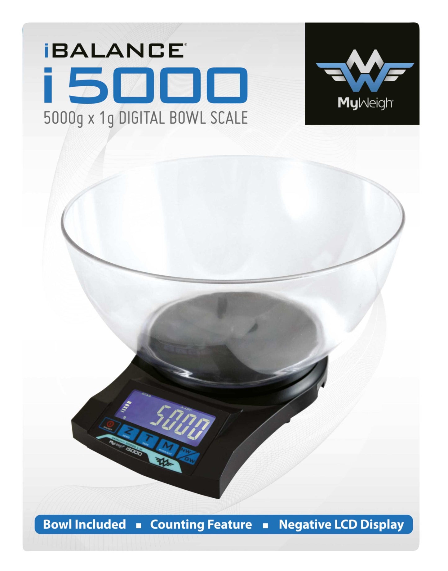 My Weigh i5000 (Digital køkkenvægt) - GreyGreen Growshop