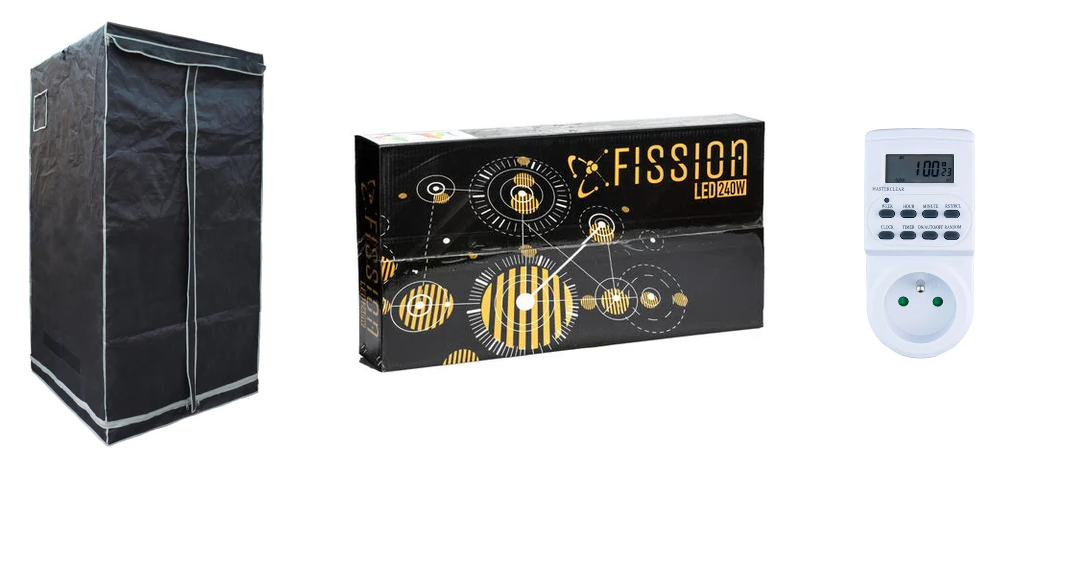 Pure Fission 240W LED (80x80x180) Starterkit GreyGreen Growshop