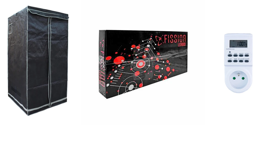 Pure Fission 300W LED (100x100x200) Starterkit GreyGreen Growshop