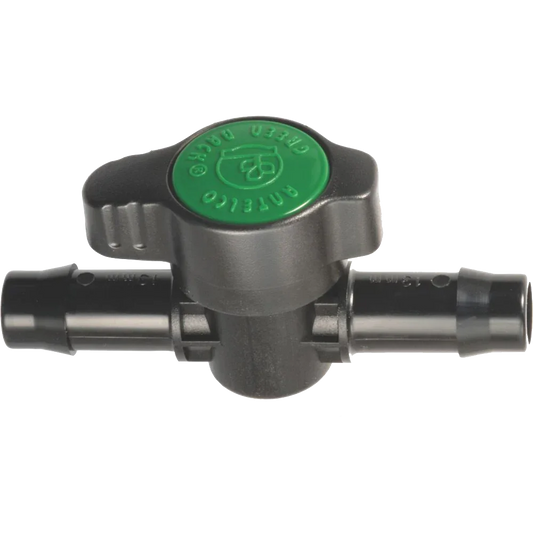 13mm Inline Valve - Grey & Green Growshop