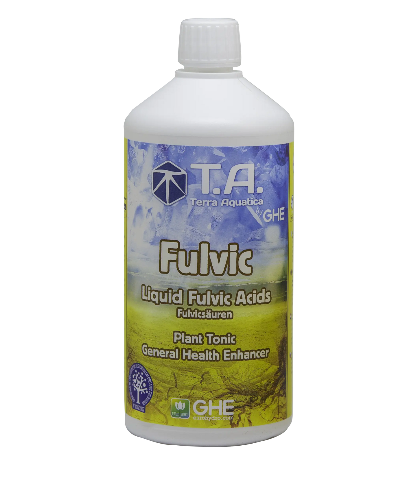 T.A. Terra Aquatica Fulvic Liquid Fulvic Acids plant tonic bottle by GHE