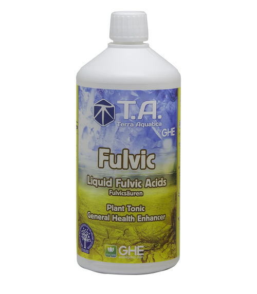 T.A. Terra Aquatica Fulvic Liquid Fulvic Acids plant tonic bottle by GHE