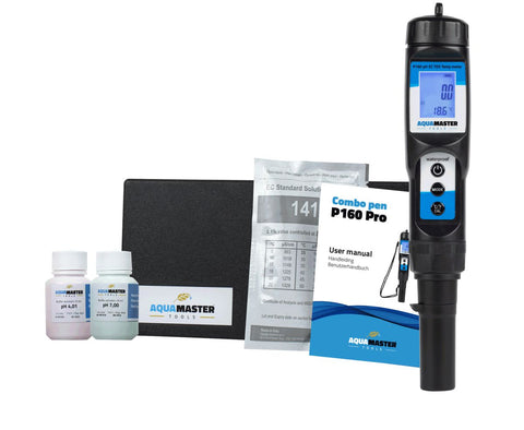 Aqua master Combo pen 160 pro pH, EC, PPM, TDS og Temp