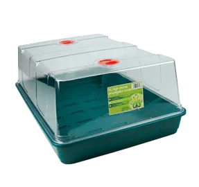 Drivhus 58 x 40 x 22.5 cm - Grey & Green Growshop