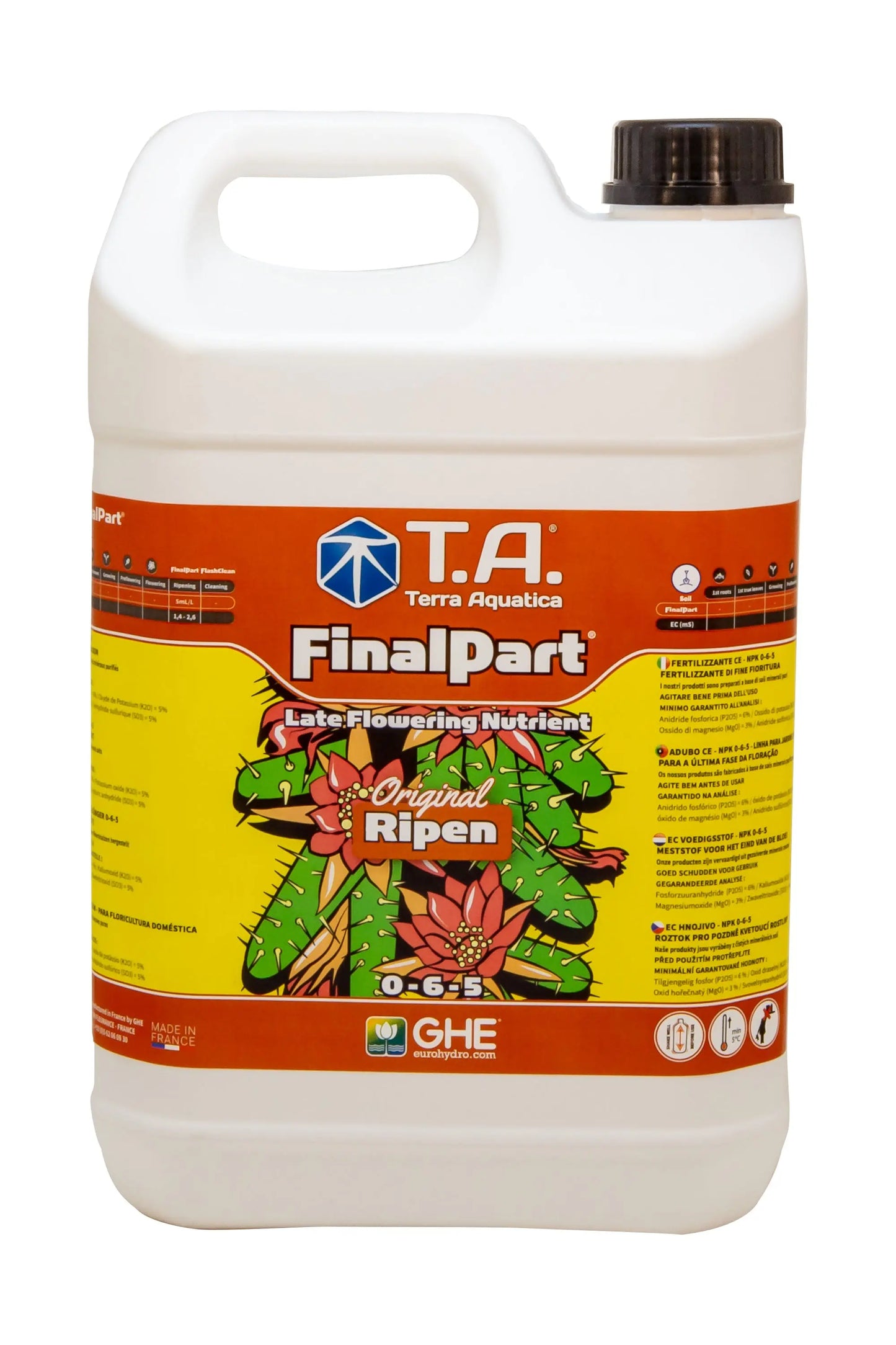 Terra Aquatica FinalPart Original Ripen late flowering nutrient fertilizer container 5L