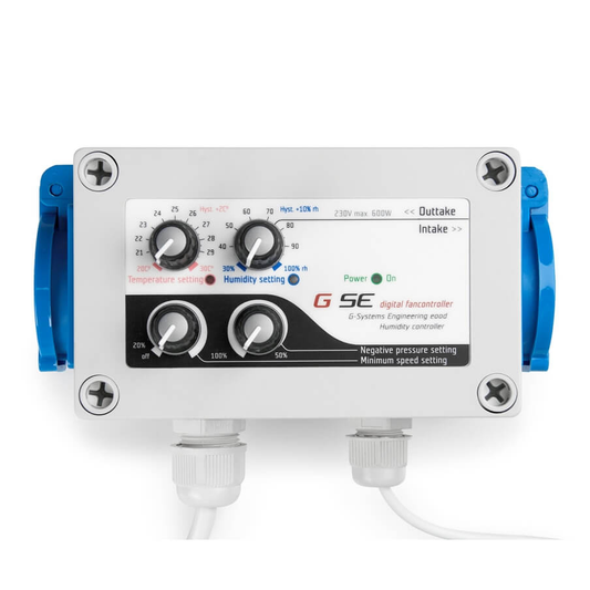 GSE Temperatur, Fugtighed og undertryks styring/kontroller G-Systems