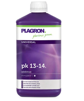 Plagron PK 13-14 universal additive stimulator bottle with purple label and white cap