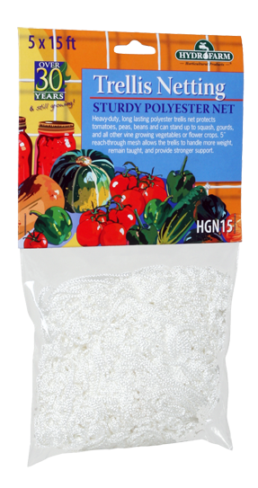 Polyester net 1.5 x 4.5 m - Grey & Green Growshop