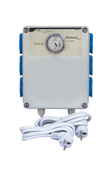 GSE Timer box II 6 x 600 watt - GreyGreen Growshop
