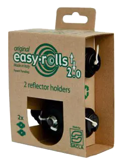 Sacla Easy Rolls 2.0 original reflector holders in eco-friendly cardboard packaging